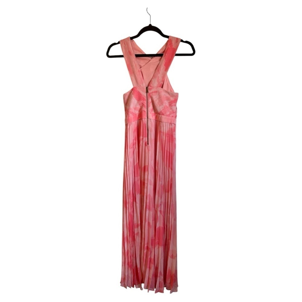 NWT Ted Baker 'Mirelia' Cross Front Pleated Midi Dress
- Coral - Picture 3 of 9